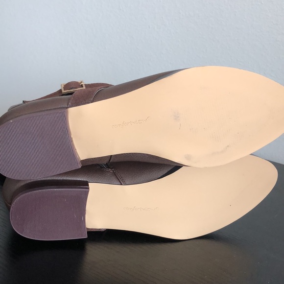 The Arizona Wide Calf Chocolate Riding Boot Sz 11W - Picture 4 of 6